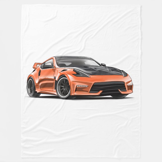 370z Zeichnung Fleecedecke (Vorderseite)