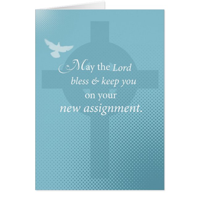 3768 Prêtre Nouvelle affectation, Esprit sur croix (Devant)