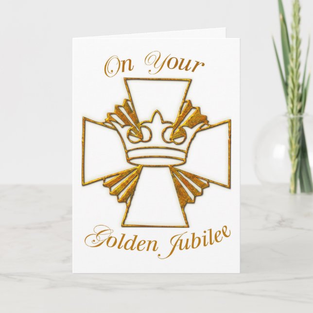 3773 Goldenes Jubiläum des religiösen Lebens Karte (Vorderseite)