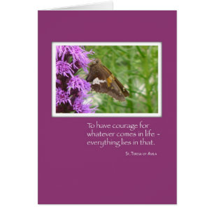 37798 Papillon Courage sur Flower