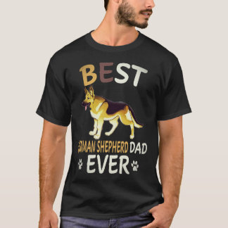 37 Bester Deutscher Schäferhund Papa jemals Deutsc T-Shirt