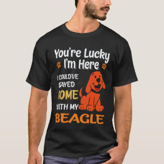37 blieb zu Hause mit meinem Beagle T-Shirt