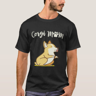 37 Corgi-Mama Corgi T-Shirt