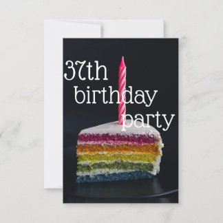 37. Geburtstag Einladung