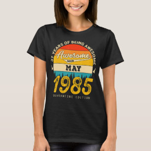 37. Geburtstag Retro Mai 1985 Quarantäne 37 Jahre T-Shirt