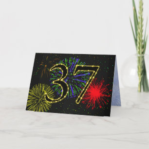 37. Geburtstags-Party Einladung