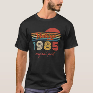 37 Geburtstagsgeschenke Vintag 1985 Original Teil  T-Shirt