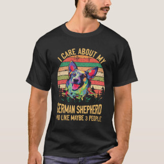 37 Ich kümmere mich um meinen Deutschen Schäferhun T-Shirt