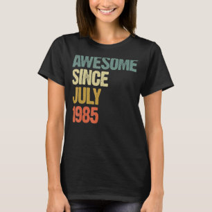 37 Jahre alt Phantastisch seit Juli 1985 37. Gebur T-Shirt