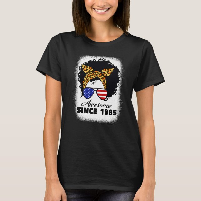 37 Jahre alter Leopard Phantastisch seit 1985 T-Shirt (Vorderseite)