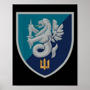 37. Marineinfanteriebrigade (Ukraine) Ukrainische Poster