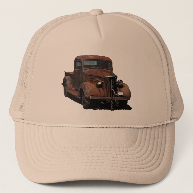 '37 très patinés Chevy reprennent sur le casquette (Devant)