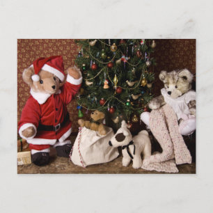 3806 Teddybär Weihnachten Santa