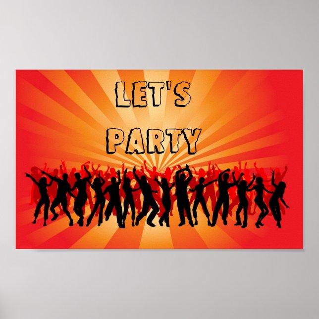 3866-Vektor-Grafik-Hintergrund-Wirbel-dj-girl... Poster (Vorne)