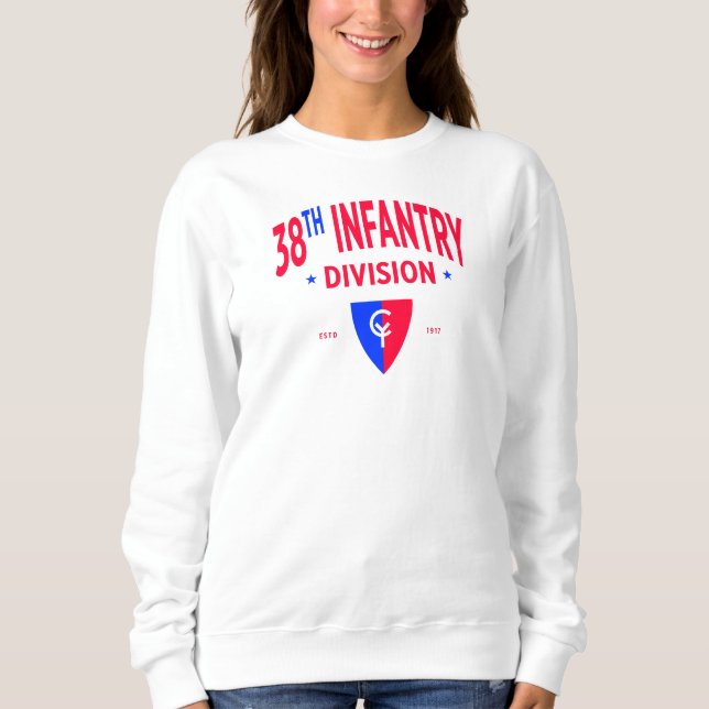 38. Abteilung Infanterie - Militärische Frauen in  Sweatshirt (Vorderseite)