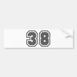 38 AUTOAUFKLEBER