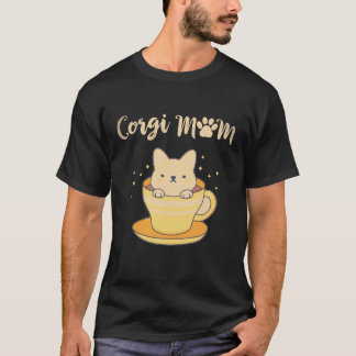 38 Corgi-Mama Corgi T-Shirt