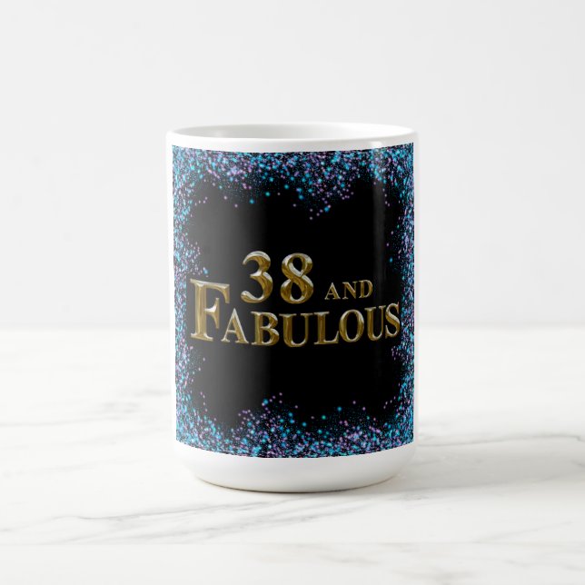 38. Geburtstag Kaffeetasse (Mittel)