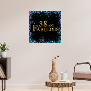 38. Geburtstag Poster