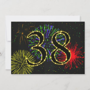 38. Geburtstagsparty Einladung