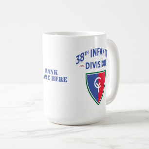 38. Infanterie-Abteilung Militär der Vereinten Sta Kaffeetasse