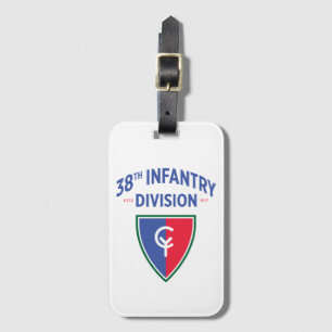 38. Infanterie-Division United Staaten Military Gepäckanhänger