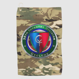 38. Infanterieabteilung Golfhandtuch