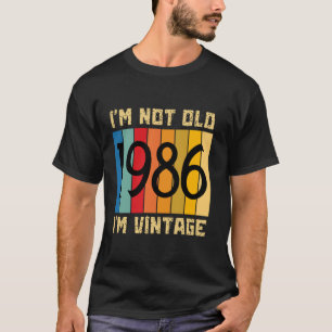38 Jahre alt bin ich nicht alt ich bin Vintage 198 T-Shirt