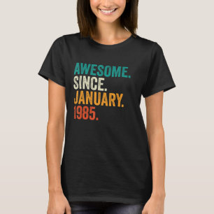 38 Jahre alt Phantastisch seit Januar 1985 38. Geb T-Shirt