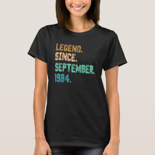 38 Jahre alte Legende Seit September 1984 38. Gebu T-Shirt