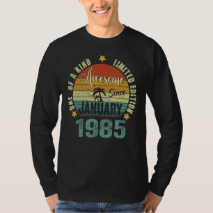 38 Jahre Vintag Phantastisch seit Januar 1985 38 t T-Shirt