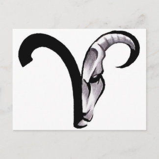 398ed2e311876f65315abc50c5e40934—aries-ram-tattoo postkarte