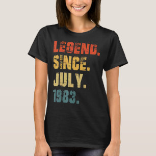 39. Geburtstag 39 Jahre alte Legende seit Juli 198 T-Shirt