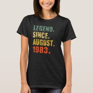 39 Jahre alt 39. Geburtstag seit August 19 T-Shirt
