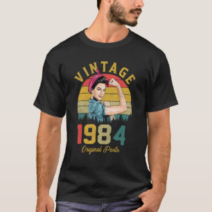 39 Jahre alt Vintage 1984 39. Geburtstag für Fraue T-Shirt