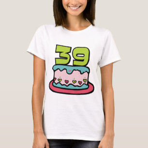 39 Jährig-Geburtstags-Kuchen T-Shirt