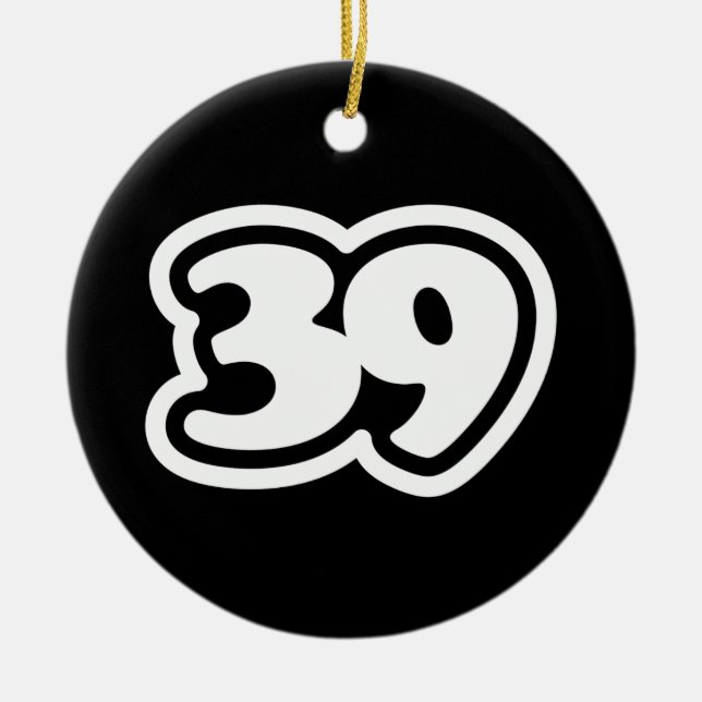 39 Japanisch Slang Sankyu Keramik Ornament (Vorne)