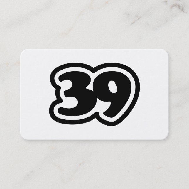 39 Japanisch Slang Sankyu Visitenkarte (Vorderseite)