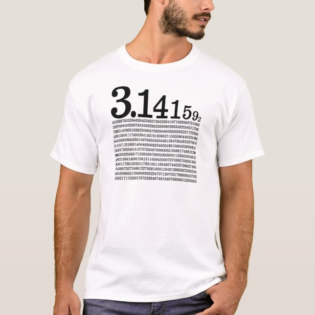 3,1415926 PU T-Shirt (Vorderseite)