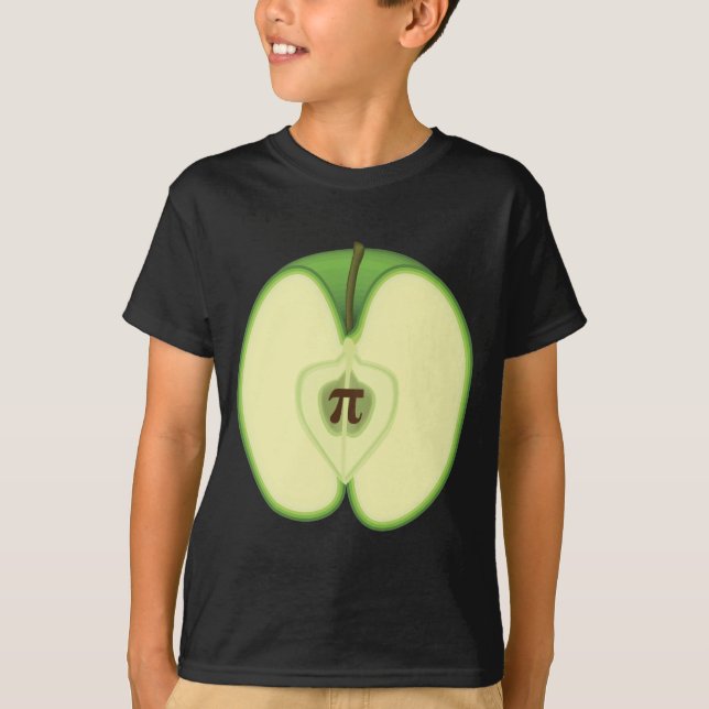 3.14 Apple Pie Pi Pun Funny Math Joke T-Shirt (Vorderseite)