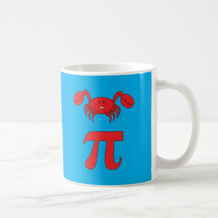 3.14 Crab Pie Pi Pun Funny Math Joke Kaffeetasse
