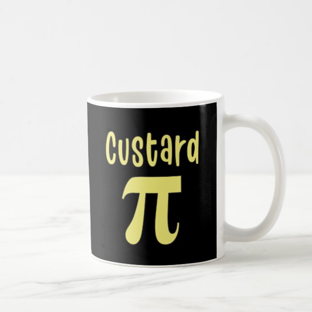 3.14 Custard Pie Pi Pun Funny Math Joke Kaffeetasse (Rechts)