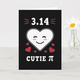 3.14 Herzliche Süsse Pi Funny Math Joke Karte
