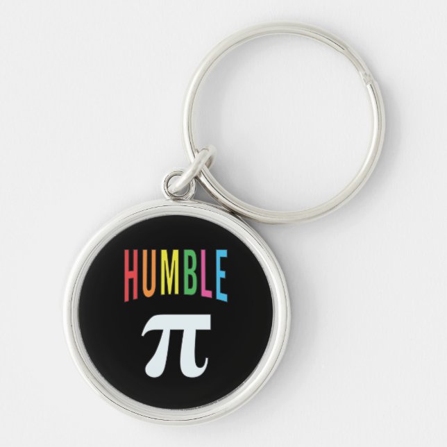 3.14 Humble Pie Pi Pun Funny Math Joke Schlüsselanhänger (Vorne)