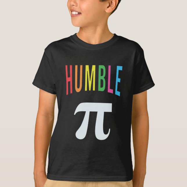 3.14 Humble Pie Pi Pun Funny Math Joke T - Shirt (Vorderseite)