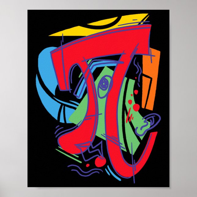 3.14 Math-Design für Pi-Tag Poster (Vorne)