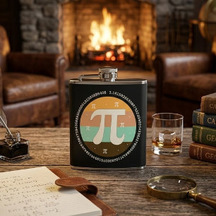 3.14 Nationaler Pi-Tag-Design - Pi-Tag-Geschenkide Flachmann
