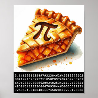 3,14 Pi-Day Pie Poster