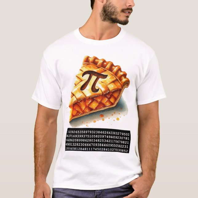 3,14 Pi-Day Pie T-Shirt (Vorderseite)