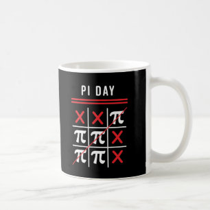 3.14 Tic-Tac-Toe-Noughts and Crosses Happy Pi Day Kaffeetasse